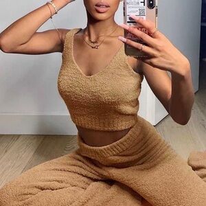 12th Tribe Soft Tan Cozy Set